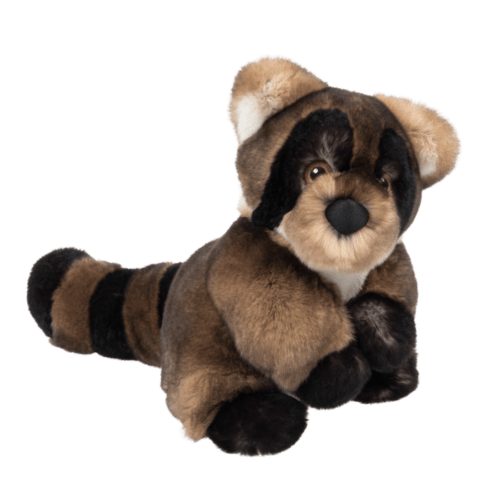 Peluche Raton Laveur Marron profil