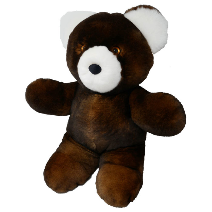 Peluche ours marron M Caresse Orylag 2