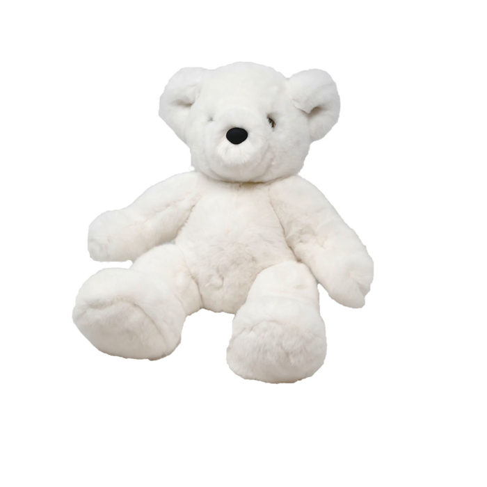 peluche-caresse-ours-teddy-blanc