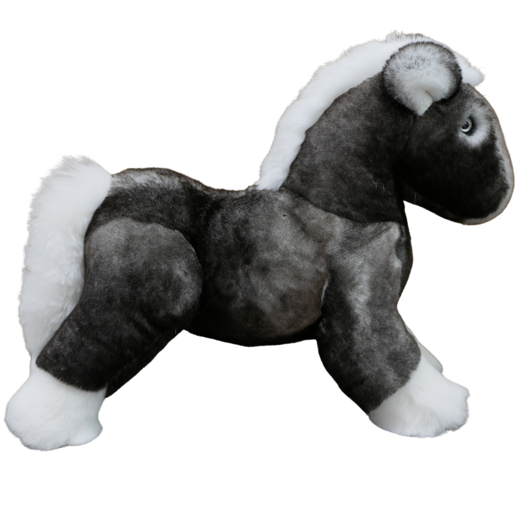 Peluche Rider le Cheval - Made in France - CARESSE D'ORYLAG