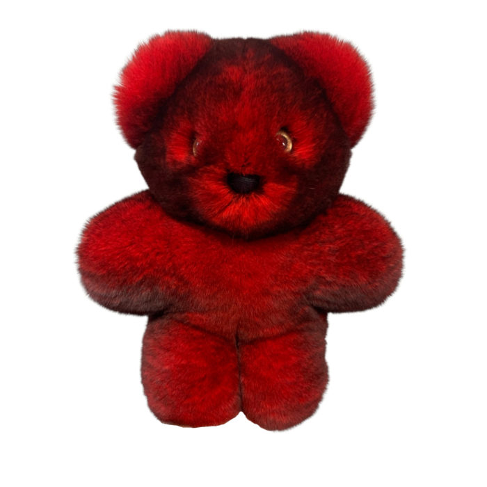 Peluche Ourson Rouge Caresse Orylag